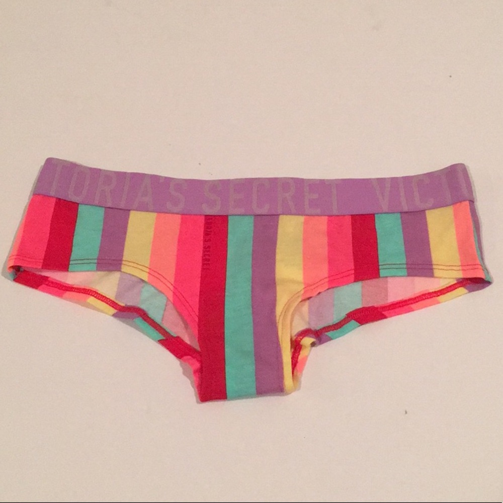 Victoria’s Secret wide waist rainbow cheeky panty